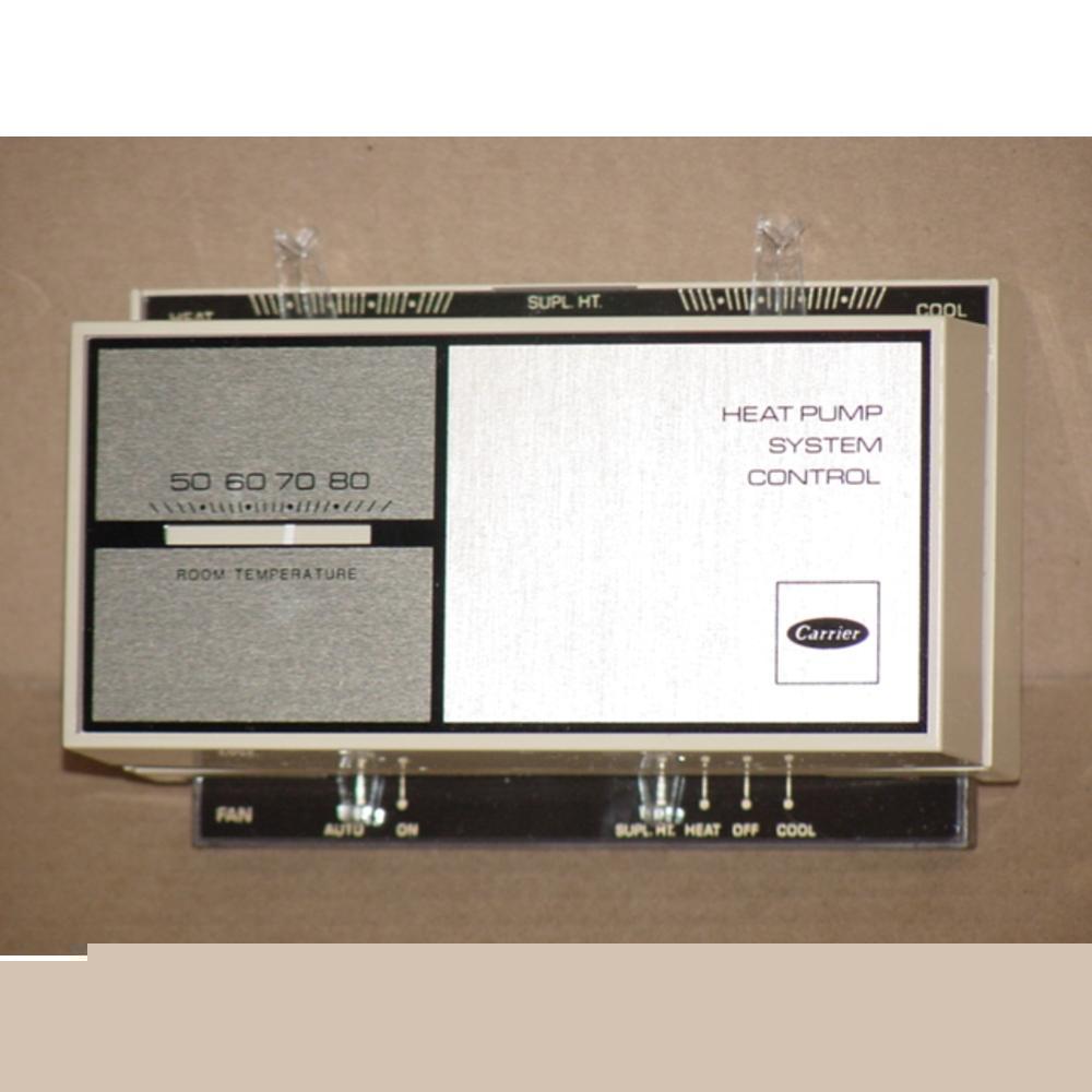 Carrier T874L1059 2 stage heat/1 stage cool t-stat hp
