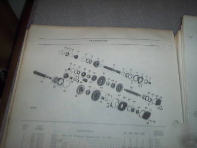 Cockshutt oliver 1550 - 1555 2-62 tractor parts catalog