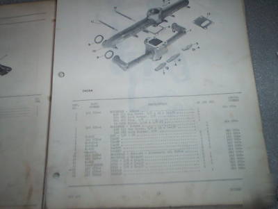 Cockshutt oliver 1550 - 1555 2-62 tractor parts catalog
