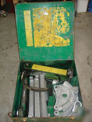 Greenlee flip top tubing bender model # 882 complete 