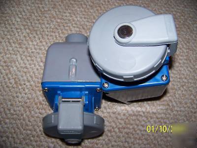 Hubbell 430R9W HBL430R9W 30A pin & sleeve receptacle