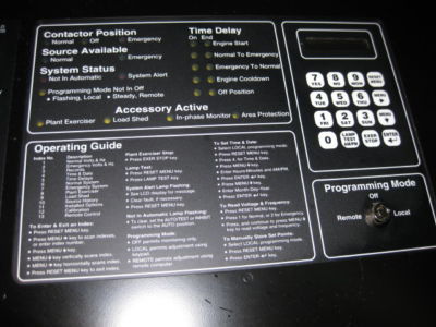 New kohler zenith 1200 amp automatic transfer switch - 