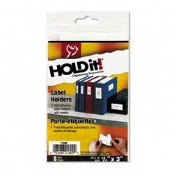 New self-adhesive label holders for binders, 3/4 x 3...