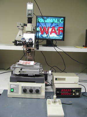 Nikon measurescope mm-20 toolmakers microscope digital