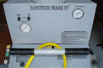 Sanitech mark iv high pressure wet steam cleaner