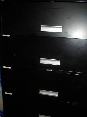 Tall and wide office metal 5 drawer file cabinet 