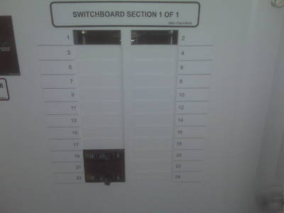 Transtector power/telco cabinet 120/240V 200 w/gen plug