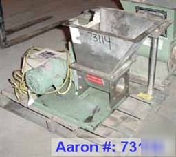 Used: acrison feeder, model 101-d, 304 stainless steel.