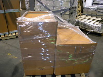 Used cabinets: 8 pieces, camel -excellent condition