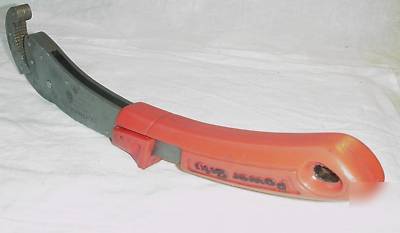 Vintage olympia tools power grip pipe wrench no. 01 156