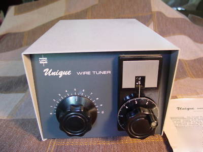Vintage unique wire tuner + manual 52OHM input antenna