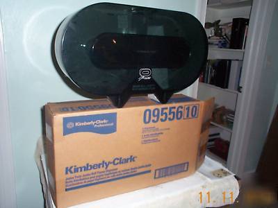  kimberly clark twin jumbo roll tissue dispenser
