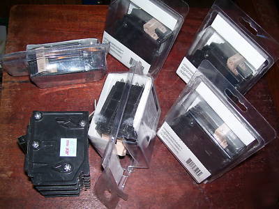5-2 pole 20, 30, 40, & 50AMP, & 1-3 pole 30AMP.breakers