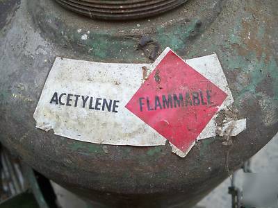 Acetylene rego welding torch tank cylinder cart hose 3 