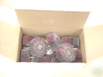Arc 11338 premium mounted flapwheels 60 grit 10 pack