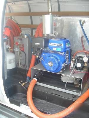 Carpet tile & grout truckmount cleaning system