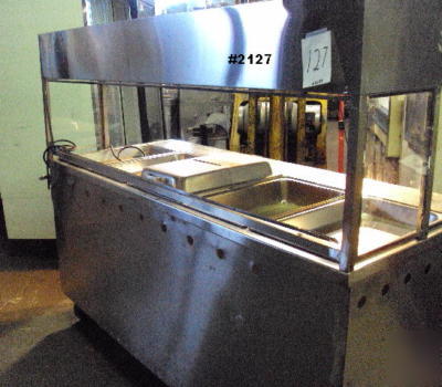 Commercial steam table (natural gas)