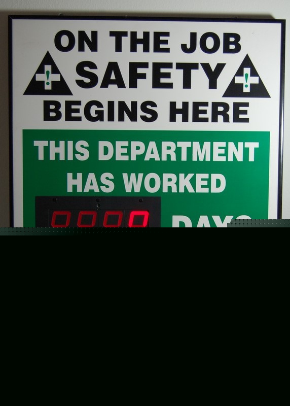 Digiday accident lost time electronic safety scoreboard