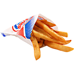 French fry bags - case of 1000 - concession fries