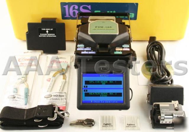 Fujikura fsm-16S fiber fusion splicer fsm 16S cleaver