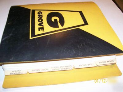 Grove RT518 crane parts manual gmc 4-53N 05/1980 