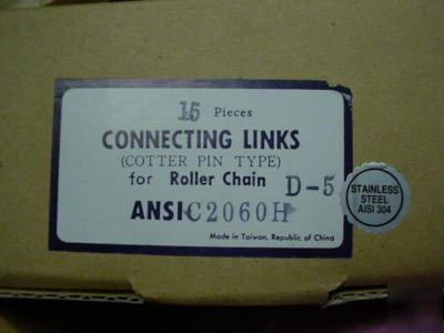 New 15 tsubaki C2060H conveyor roller connecting link