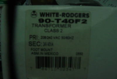 New 3 boxes white-rodgers 90-T40F2 transformer 24V/40VA