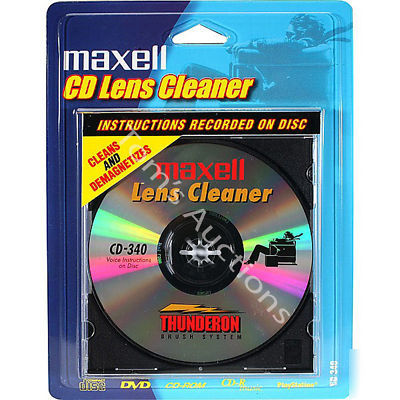 New maxell cd-340 lens cleaner