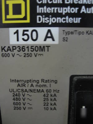 Square d nf panel 200 amp 480V main breaker nema 3R 