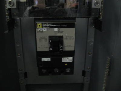 Square d nf panel 200 amp 480V main breaker nema 3R 