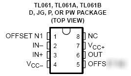 TL061 jfet op amp dip design kit with pcb (#1855)