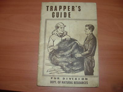 Trapper's guide, saskatchewan 1960