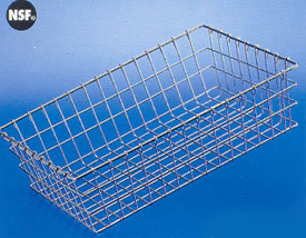 Wire bagel basket chrome plated 12