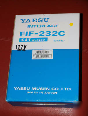 Yaesu fif-232C cat system interface for yaesu cat radio