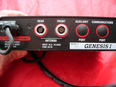 Decatur genesis i police radar gun-parts/repair 