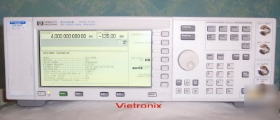 Hp agilent E4422B 250KHZ-4GHZ signal generator+opt. 1E5