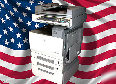 Konica minolta bizhub 250 print network scan 84K