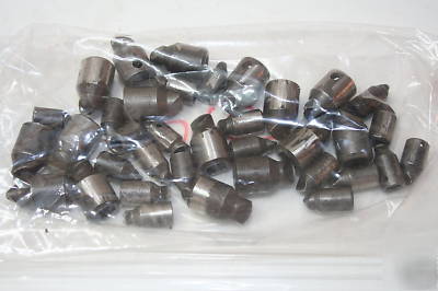 Large lot of mixed coin slot aircraft apex sockets used