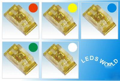 0603 smd chip red,yellow,blue,white,green led x 40 f/s