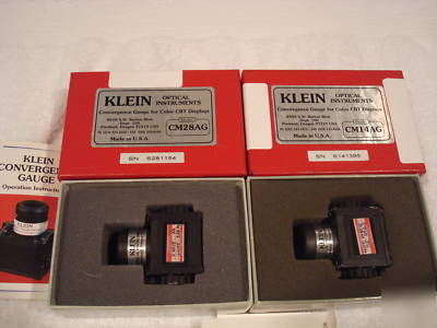 2 - klein - convergence gauges - optical instruments 
