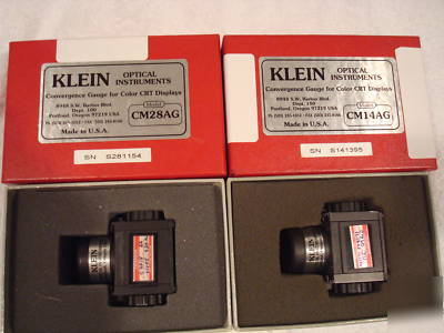 2 - klein - convergence gauges - optical instruments 