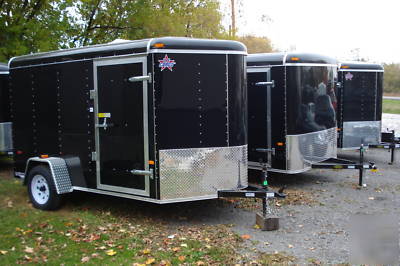 2010 6X10 v-nose, cargo trailer, motorcycle trailer 