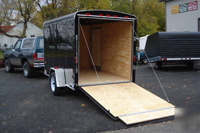 2010 6X10 v-nose, cargo trailer, motorcycle trailer 