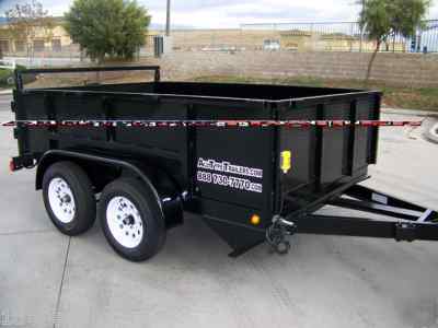 2010 model enclosed box hydraulic remote dump trailer 