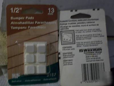 21PKS 126 tot self stick white bumper pads furniture bn
