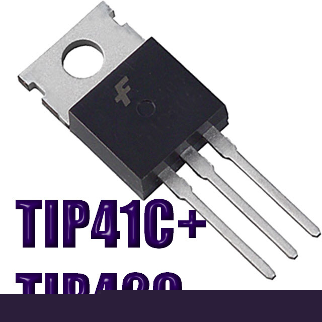 2X TIP41C TIP41 npn + 2X TIP42C TIP42 pnp transistor 6A