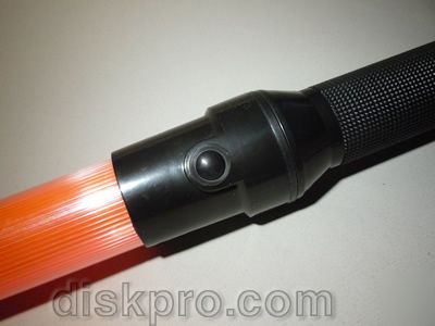 5-pcs traffic baton light, 9 red led 21