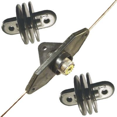 Hye-que antenna connector and insulators kit