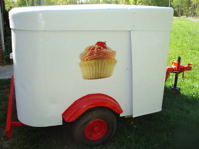 Inside/outside 5 x 5 concession trailer no nice