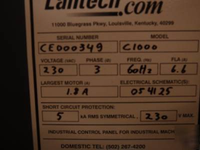 Lantech C1000 case erector / box builder